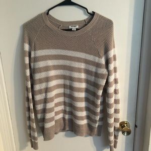 Striped Old Navy waffle knit sweater